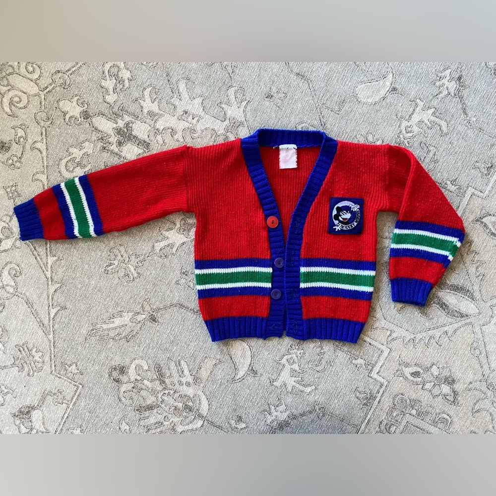 Vintage Mickey Mouse Cardigan